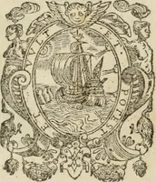 An illustration from Descrizione del magnificentiss. apparato, e de' maravigliosi intermedi : fatti per la commedia rappresentata in Firenze nelle felicissime nozze degl'illustrissimi ed eccellentissmi signori il signor don Cesare d'Este, e la signora donna Virginia Medici (1586)