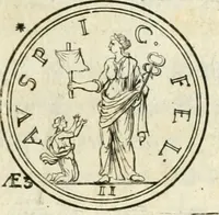 An illustration from Descrizione del museo d'antiquaria e del gabinetto d'istoria naturale del signor principe di Biscari (1787)