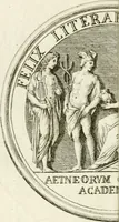 An illustration from Descrizione del museo d'antiquaria e del gabinetto d'istoria naturale del signor principe di Biscari (1787)
