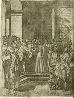 Picture 29 of 87 from Descrizione del regale apparato per le nozze della serenissima Madama Cristina di Loreno, moglie del serenissimo don Ferdinando Medici, III. granduca di Toscana (1589), leaf 105