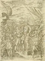 An illustration from Descrizione del regale apparato per le nozze della serenissima Madama Cristina di Loreno, moglie del serenissimo don Ferdinando Medici, III. granduca di Toscana (1589)