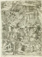 An illustration from Descrizione del regale apparato per le nozze della serenissima Madama Cristina di Loreno, moglie del serenissimo don Ferdinando Medici, III. granduca di Toscana (1589)