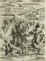 An illustration from Descrizione del regale apparato per le nozze della serenissima Madama Cristina di Loreno, moglie del serenissimo don Ferdinando Medici, III. granduca di Toscana (1589)