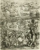 An illustration from Descrizione del regale apparato per le nozze della serenissima Madama Cristina di Loreno, moglie del serenissimo don Ferdinando Medici, III. granduca di Toscana (1589)