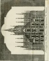 An illustration from Descrizione di Milano : ornata con molti disegni in rame delle fabbriche più cospicue, che si trovano in questa metropoli (1737)
