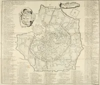 An illustration from Descrizione di Milano : ornata con molti disegni in rame delle fabbriche più cospicue, che si trovano in questa metropoli (1737)