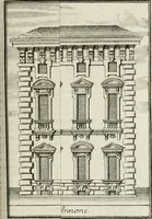 An illustration from Descrizione di Milano : ornata con molti disegni in rame delle fabbriche più cospicue, che si trovano in questa metropoli (1737)