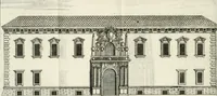 An illustration from Descrizione di Milano : ornata con molti disegni in rame delle fabbriche più cospicue, che si trovano in questa metropoli (1737)