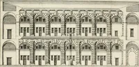 An illustration from Descrizione di Milano : ornata con molti disegni in rame delle fabbriche più cospicue, che si trovano in questa metropoli (1737)
