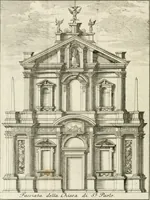 An illustration from Descrizione di Milano : ornata con molti disegni in rame delle fabbriche più cospicue, che si trovano in questa metropoli (1737)