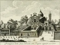 An illustration from Descrizione di Milano : ornata con molti disegni in rame delle fabbriche più cospicue, che si trovano in questa metropoli (1737)