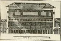 An illustration from Descrizione di Milano : ornata con molti disegni in rame delle fabbriche più cospicue, che si trovano in questa metropoli (1737)