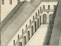 An illustration from Descrizione di Milano : ornata con molti disegni in rame delle fabbriche più cospicue, che si trovano in questa metropoli (1737)