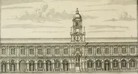An illustration from Descrizione di Milano : ornata con molti disegni in rame delle fabbriche più cospicue, che si trovano in questa metropoli (1737)