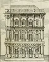 An illustration from Descrizione di Milano : ornata con molti disegni in rame delle fabbriche più cospicue, che si trovano in questa metropoli (1737)