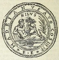 An illustration from Descrizione di Roma antica : formata nuouamente con le autorità di Bartolomeo Marliani, Onofrio Panuinio, Alessandro Donati, Faminio Nardini, e d'altri celebri scrittori antichi, & antiquarij moderni, accennati nella lettera al lettore. Nella quale si discorre degl' archi, aquedotti, basiliche, circhi, colonne, curie, fori, librerie, naumachie, obelischi, palazzi, pitture, ponti, statue, teatri, anfiteatri, tempij, terme, vie, & altri famosi edificij romani. Accresciuta di moltissime figure in rame, di varie medaglie, e di curiose notizie istoriche (1697)