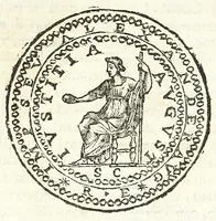 Picture 19 of 22 from Descrizione di Roma moderna : formata nuouamente con le autorità del cardinal Baronio, Alfonso Ciaconio, d'Antonio Bosio, Ottavio Panciroli, e d'altri celebri autori accennati nella lettera al lettore : nella quale si discorre delle sagre basiliche, chiefe, collegij, confraternite, librerie, monasterij, opsedali, fontane, giardini, palazzi, pitture, sculture, e statue più famose, che sono dentro, e fuori della città : come ancora dell'opere pie, indulgenze, e reliquie de' santi custodite nelle dette chiese, e de' sommi pontefici, e cardinali fondatori o restauratori delle medesime : distinta in quattordici rioni, abbellita con figure nuoue di rame, & accresciuta di molte notizie istoriche (1697), leaf 479