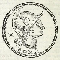 An illustration from Descrizione di Roma moderna : formata nuouamente con le autorità del cardinal Baronio, Alfonso Ciaconio, d'Antonio Bosio, Ottavio Panciroli, e d'altri celebri autori accennati nella lettera al lettore : nella quale si discorre delle sagre basiliche, chiefe, collegij, confraternite, librerie, monasterij, opsedali, fontane, giardini, palazzi, pitture, sculture, e statue più famose, che sono dentro, e fuori della città : come ancora dell'opere pie, indulgenze, e reliquie de' santi custodite nelle dette chiese, e de' sommi pontefici, e cardinali fondatori o restauratori delle medesime : distinta in quattordici rioni, abbellita con figure nuoue di rame, & accresciuta di molte notizie istoriche (1697)
