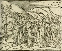 An illustration from Des decorations funebres, ou il est amplement traite' des tentures, des lumieres, des mausolées, catafalques, inscriptions & autres ornemens funebres; avec tout ce qui s'est fait de plus considerable depuis plus d'un siecle, pour les papes, empereurs, rois, reines, cardinaux, princes, prelats, sçavans & personnes illustres en naissance, vertu & dignitè, &c. .. (1684)