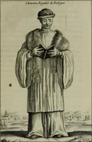 Picture 30 of 42 from Figures des differents habits des chanoines reguliers en ce siecle : auec vn discours sur les habits anciens et modernes de chanoines tant seculiers, que reguliers (1666), leaf 118
