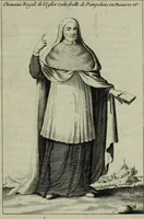 Picture 32 of 42 from Figures des differents habits des chanoines reguliers en ce siecle : auec vn discours sur les habits anciens et modernes de chanoines tant seculiers, que reguliers (1666), leaf 126