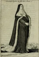 Picture 38 of 42 from Figures des differents habits des chanoines reguliers en ce siecle : auec vn discours sur les habits anciens et modernes de chanoines tant seculiers, que reguliers (1666), leaf 150
