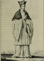 Picture 12 of 42 from Figures des differents habits des chanoines reguliers en ce siecle : auec vn discours sur les habits anciens et modernes de chanoines tant seculiers, que reguliers (1666), leaf 46