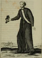 An illustration from Figures des differents habits des chanoines reguliers en ce siecle : auec vn discours sur les habits anciens et modernes de chanoines tant seculiers, que reguliers (1666)