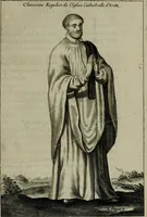 Picture 16 of 42 from Figures des differents habits des chanoines reguliers en ce siecle : auec vn discours sur les habits anciens et modernes de chanoines tant seculiers, que reguliers (1666), leaf 62