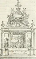 An illustration from De seer wonderlijcke, schoone, triumphelijcke incompst, van den hooghmogenden Prince Philips, Prince van Spaignen, Caroli des vijfden, Keysers sone : inde stadt van Antwerpen, anno M.CCCCC.XLIX (1550)