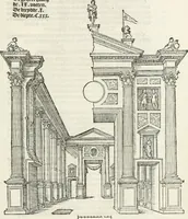 Picture 14 of 34 from De seer wonderlijcke, schoone, triumphelijcke incompst, van den hooghmogenden Prince Philips, Prince van Spaignen, Caroli des vijfden, Keysers sone : inde stadt van Antwerpen, anno M.CCCCC.XLIX (1550), leaf 60