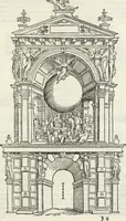 Picture 17 of 34 from De seer wonderlijcke, schoone, triumphelijcke incompst, van den hooghmogenden Prince Philips, Prince van Spaignen, Caroli des vijfden, Keysers sone : inde stadt van Antwerpen, anno M.CCCCC.XLIX (1550), leaf 70