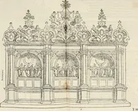 Picture 19 of 34 from De seer wonderlijcke, schoone, triumphelijcke incompst, van den hooghmogenden Prince Philips, Prince van Spaignen, Caroli des vijfden, Keysers sone : inde stadt van Antwerpen, anno M.CCCCC.XLIX (1550), leaf 74