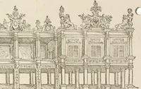 Picture 26 of 34 from De seer wonderlijcke, schoone, triumphelijcke incompst, van den hooghmogenden Prince Philips, Prince van Spaignen, Caroli des vijfden, Keysers sone : inde stadt van Antwerpen, anno M.CCCCC.XLIX (1550), leaf 90