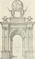 Picture 27 of 34 from De seer wonderlijcke, schoone, triumphelijcke incompst, van den hooghmogenden Prince Philips, Prince van Spaignen, Caroli des vijfden, Keysers sone : inde stadt van Antwerpen, anno M.CCCCC.XLIX (1550), leaf 92
