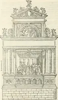 Picture 31 of 34 from De seer wonderlijcke, schoone, triumphelijcke incompst, van den hooghmogenden Prince Philips, Prince van Spaignen, Caroli des vijfden, Keysers sone : inde stadt van Antwerpen, anno M.CCCCC.XLIX (1550), leaf 99