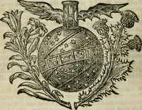 An illustration from Des gottseeligen hocherleuchteten Jacob Böhmens teutonici Philosophi Alle theosophische Wercken : darinnen alle tieffe Geheimnüsse Gottes der ewigen und zeitlichen Natur und Creatur : samt dem wahren Grunde christlicher Religion und der Gottseeligkeit, nach dem apostolischen Gezeugnüss offenbahrer werden : theils aus des Authoris eigenen Originalen, theils aus den ersten und nachgesehenen besten Copyen auffs fleissigste corrigiret : und in Beyfügung etlicher Clavium so vorhin noch nie gedruckt, nebenst einem zweyfachen Register : den Liebhabern göttlicher und natürlicher Weissheit zum besten an Tag gegeben (1682)