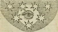 An illustration from Des gottseeligen hocherleuchteten Jacob Böhmens teutonici Philosophi Alle theosophische Wercken : darinnen alle tieffe Geheimnüsse Gottes der ewigen und zeitlichen Natur und Creatur : samt dem wahren Grunde christlicher Religion und der Gottseeligkeit, nach dem apostolischen Gezeugnüss offenbahrer werden : theils aus des Authoris eigenen Originalen, theils aus den ersten und nachgesehenen besten Copyen auffs fleissigste corrigiret : und in Beyfügung etlicher Clavium so vorhin noch nie gedruckt, nebenst einem zweyfachen Register : den Liebhabern göttlicher und natürlicher Weissheit zum besten an Tag gegeben (1682)