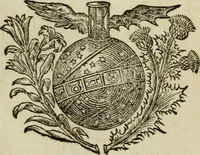 An illustration from Des gottseeligen hocherleuchteten Jacob Böhmens teutonici Philosophi Alle theosophische Wercken : darinnen alle tieffe Geheimnüsse Gottes der ewigen und zeitlichen Natur und Creatur : samt dem wahren Grunde christlicher Religion und der Gottseeligkeit, nach dem apostolischen Gezeugnüss offenbahrer werden : theils aus des Authoris eigenen Originalen, theils aus den ersten und nachgesehenen besten Copyen auffs fleissigste corrigiret : und in Beyfügung etlicher Clavium so vorhin noch nie gedruckt, nebenst einem zweyfachen Register : den Liebhabern göttlicher und natürlicher Weissheit zum besten an Tag gegeben (1682)