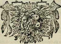 An illustration from Des gottseeligen hocherleuchteten Jacob Böhmens teutonici Philosophi Alle theosophische Wercken : darinnen alle tieffe Geheimnüsse Gottes der ewigen und zeitlichen Natur und Creatur : samt dem wahren Grunde christlicher Religion und der Gottseeligkeit, nach dem apostolischen Gezeugnüss offenbahrer werden : theils aus des Authoris eigenen Originalen, theils aus den ersten und nachgesehenen besten Copyen auffs fleissigste corrigiret : und in Beyfügung etlicher Clavium so vorhin noch nie gedruckt, nebenst einem zweyfachen Register : den Liebhabern göttlicher und natürlicher Weissheit zum besten an Tag gegeben (1682)