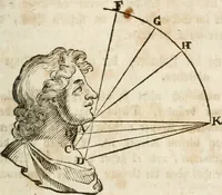 An illustration from Des Herrn Leonhard von Vinci, ersten Mahlers in Florenz, Praktisches Werk von der Mahlerey : worinnen diese vortrefliche Kunst hauptsächlich nach geometrisch- optisch- und mechanischen Grunden gelehret : wie auch nach anatomischen Regeln die verschiedenen Stellungen, Bewegungen und Berrichtungen der Glieder des menschlichen Körpors, deutlich vorgestellet wird (1786)