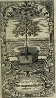 Picture 9 of 14 from Des hocherleuchteten seel. Herrn Johann Arndts, General-Superint. des Fürstenthums Lüneburg Neu-eröffnetes Paradiess-Gärtlein : worinn allen Liebhabern des Wahren Christenthums, durch lehr- und trostreiche Gebeter gezeiget, wie sie ... eifrig zu Gott beten ... auch in Creutz und Leiden andächtig zu Gott seufftzen können : zum bequemen Gebrauch mit drey unterschiedenen Registern, ... auch anitzo zum ersten Mahl mit neuen erbaulichen Sinn-Bildern, dergleichen noch bey keiner andern Edition zu finden, nicht weniger denen merckwürdigen Wunder-Geschichten, so mit diesem geistreichen Buche sich zugetragen, versehen (1708), leaf 104