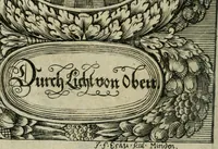 Picture 5 of 14 from Des hocherleuchteten seel. Herrn Johann Arndts, General-Superint. des Fürstenthums Lüneburg Neu-eröffnetes Paradiess-Gärtlein : worinn allen Liebhabern des Wahren Christenthums, durch lehr- und trostreiche Gebeter gezeiget, wie sie ... eifrig zu Gott beten ... auch in Creutz und Leiden andächtig zu Gott seufftzen können : zum bequemen Gebrauch mit drey unterschiedenen Registern, ... auch anitzo zum ersten Mahl mit neuen erbaulichen Sinn-Bildern, dergleichen noch bey keiner andern Edition zu finden, nicht weniger denen merckwürdigen Wunder-Geschichten, so mit diesem geistreichen Buche sich zugetragen, versehen (1708), leaf 21