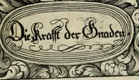 Picture 8 of 14 from Des hocherleuchteten seel. Herrn Johann Arndts, General-Superint. des Fürstenthums Lüneburg Neu-eröffnetes Paradiess-Gärtlein : worinn allen Liebhabern des Wahren Christenthums, durch lehr- und trostreiche Gebeter gezeiget, wie sie ... eifrig zu Gott beten ... auch in Creutz und Leiden andächtig zu Gott seufftzen können : zum bequemen Gebrauch mit drey unterschiedenen Registern, ... auch anitzo zum ersten Mahl mit neuen erbaulichen Sinn-Bildern, dergleichen noch bey keiner andern Edition zu finden, nicht weniger denen merckwürdigen Wunder-Geschichten, so mit diesem geistreichen Buche sich zugetragen, versehen (1708), leaf 70