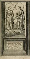 An illustration from Des Hocherleuchteten Sel. Johann Arndts, General-Superintendentens des Fürstenthums Lüneburg, Fünff geistreiche Bücher, vom wahren Christenthum ... : Welchen noch beygefüget drey andere kleine Bücher welchen zu des sel. Joahnn Arndts wahren Christenthum gehörig .. (1740)