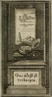An illustration from Des Hocherleuchteten Sel. Johann Arndts, General-Superintendentens des Fürstenthums Lüneburg, Fünff geistreiche Bücher, vom wahren Christenthum ... : Welchen noch beygefüget drey andere kleine Bücher welchen zu des sel. Joahnn Arndts wahren Christenthum gehörig .. (1740)