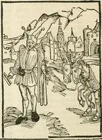 An illustration from Des hochwirdigen doctor Keiserspergs narenschiff : so er gepredigt hat zü Strassburg in der hohen stifft daselbst Predictãt d. zeit i498 dis geprediget :vnd vss latin in tütsch bracht, darin vil weissheit ist zü lerne, vnd leert auch die narreschel hinweck werffen ist nütz vnd güt alen menschen (1520)