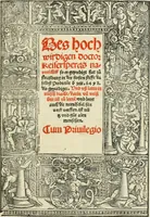 Picture 1 of 130 from Des hochwirdigen doctor Keiserspergs narenschiff : so er gepredigt hat zü Strassburg in der hohen stifft daselbst Predictãt d. zeit i498 dis geprediget :vnd vss latin in tütsch bracht, darin vil weissheit ist zü lerne, vnd leert auch die narreschel hinweck werffen ist nütz vnd güt alen menschen (1520), leaf 6