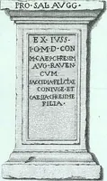 An illustration from Desiderii Spreti historici Ravennatis De amplitudine, eversione, et restauratione urbis Ravennae libri tres (1793)