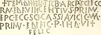 An illustration from Desiderii Spreti historici Ravennatis De amplitudine, eversione, et restauratione urbis Ravennae libri tres (1793)